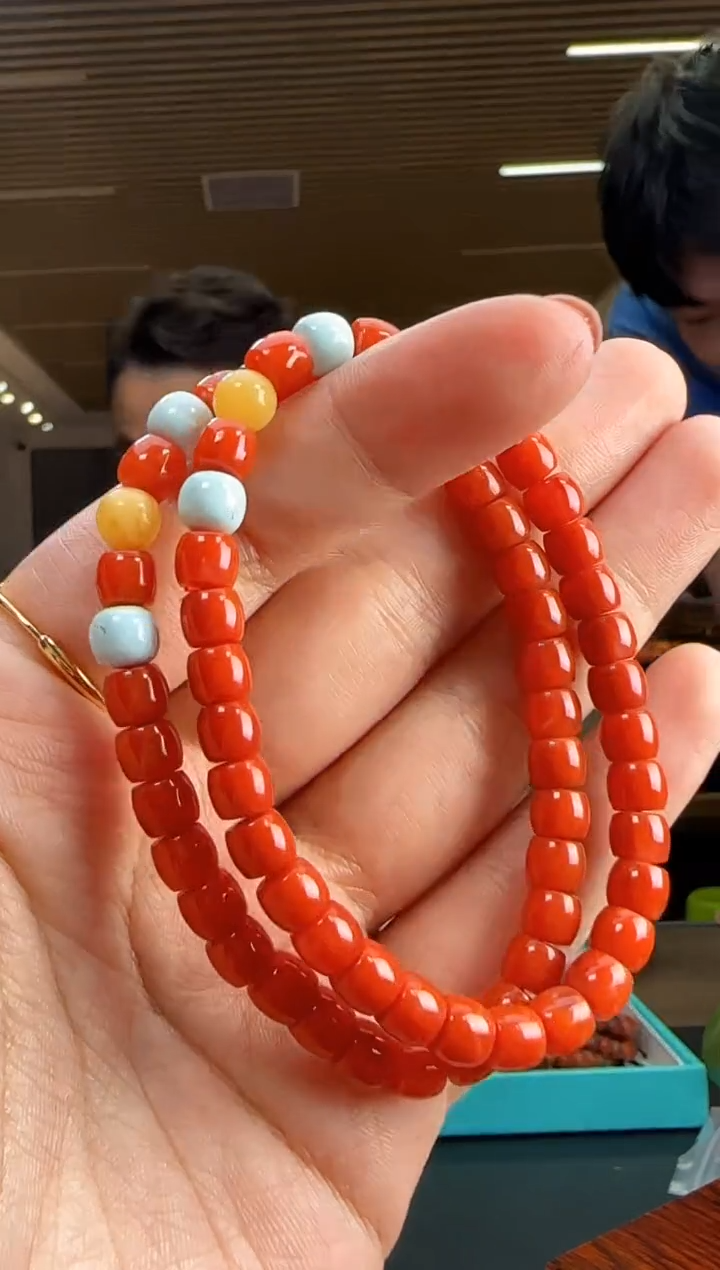 未镶嵌手串南红玛瑙JJD1208075多样性发一