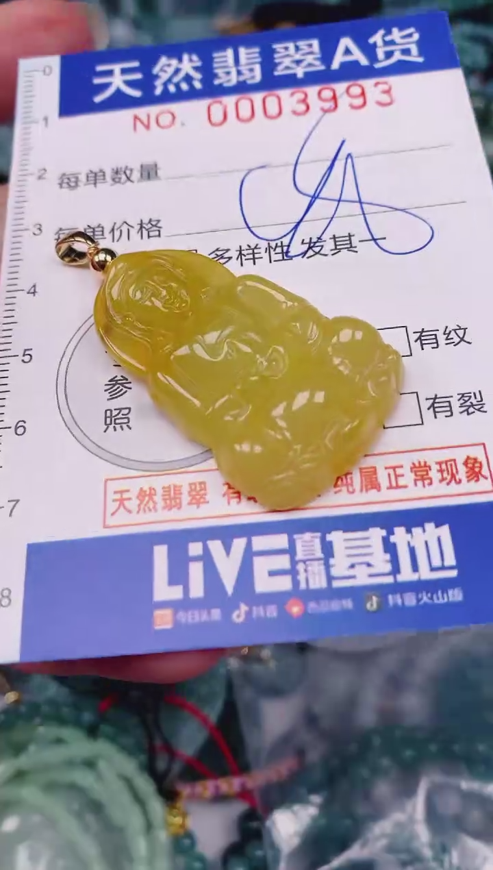 颈饰未镶嵌翡翠00003993