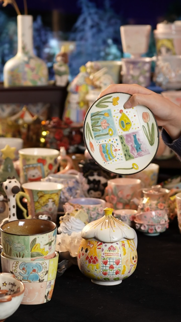 其他陶景德镇釉下彩手绘设计师款陶瓷