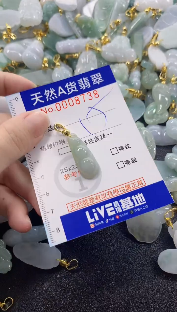 颈饰未镶嵌翡翠天然A货翡翠