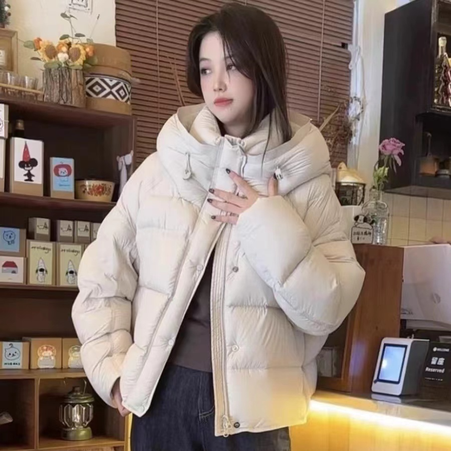 Lu同款2025冬季新款羽绒服休闲气质连帽全网爆款 Q
