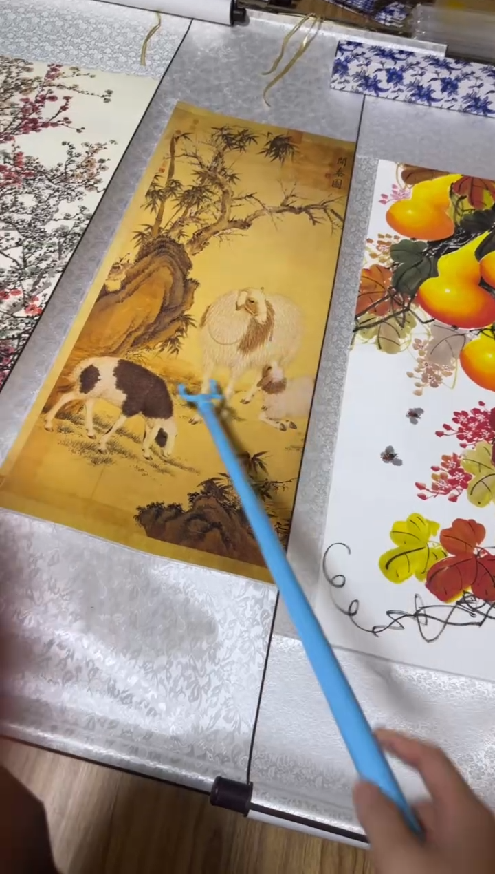 竖款二副 清仓处理 名家字画 客厅玄关山水花鸟