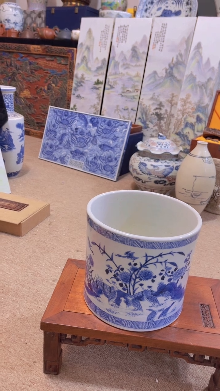 摆件瓷器摆件瓷板画紫砂