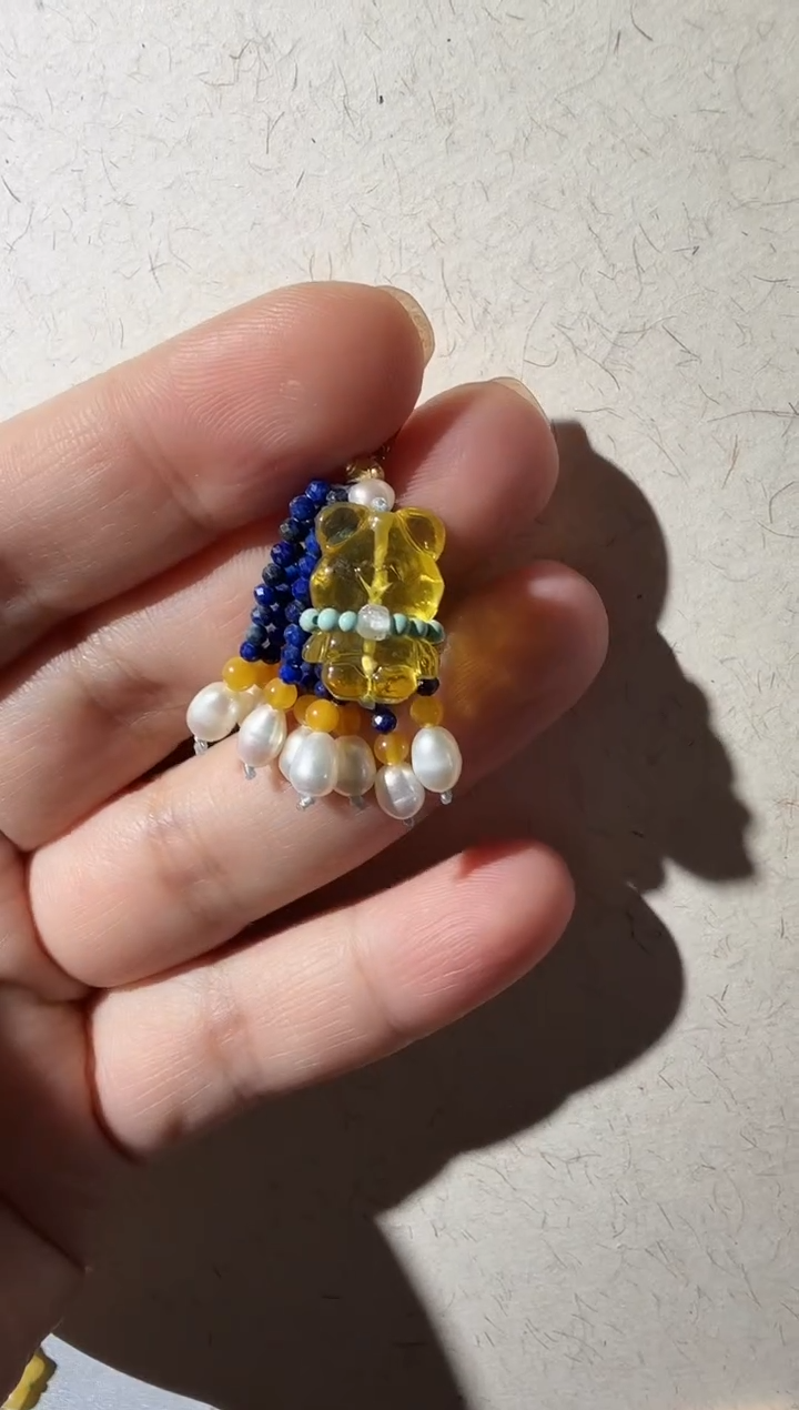 【闪购商品】琥珀吊坠(不含链)未镶嵌琥珀小熊吊坠