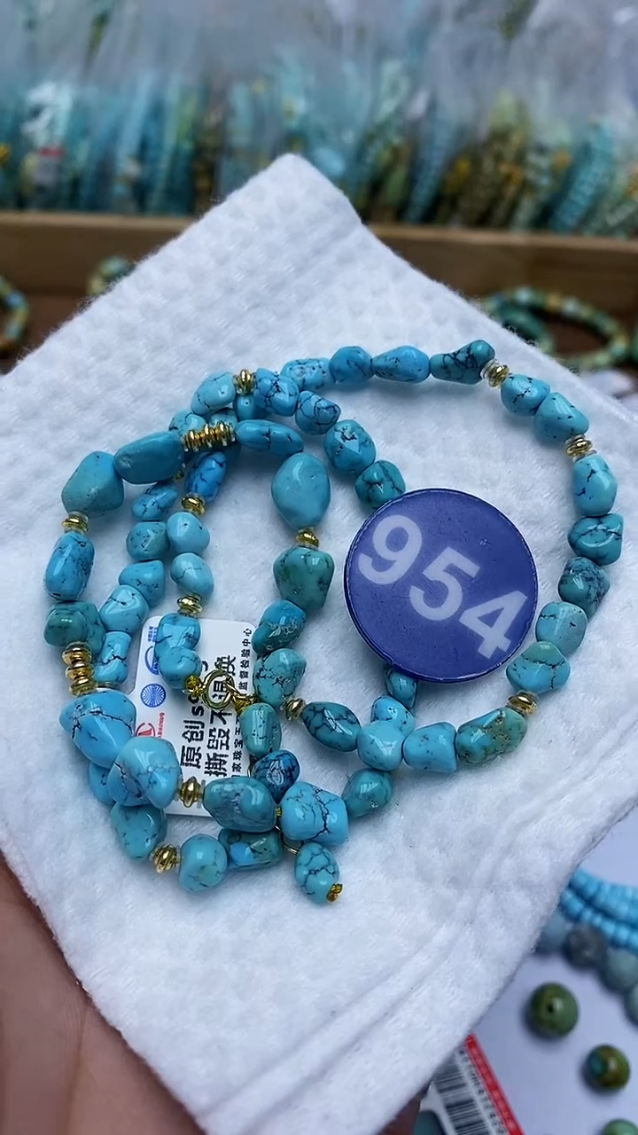 【闪购商品】绿松石项链银S925镶嵌954