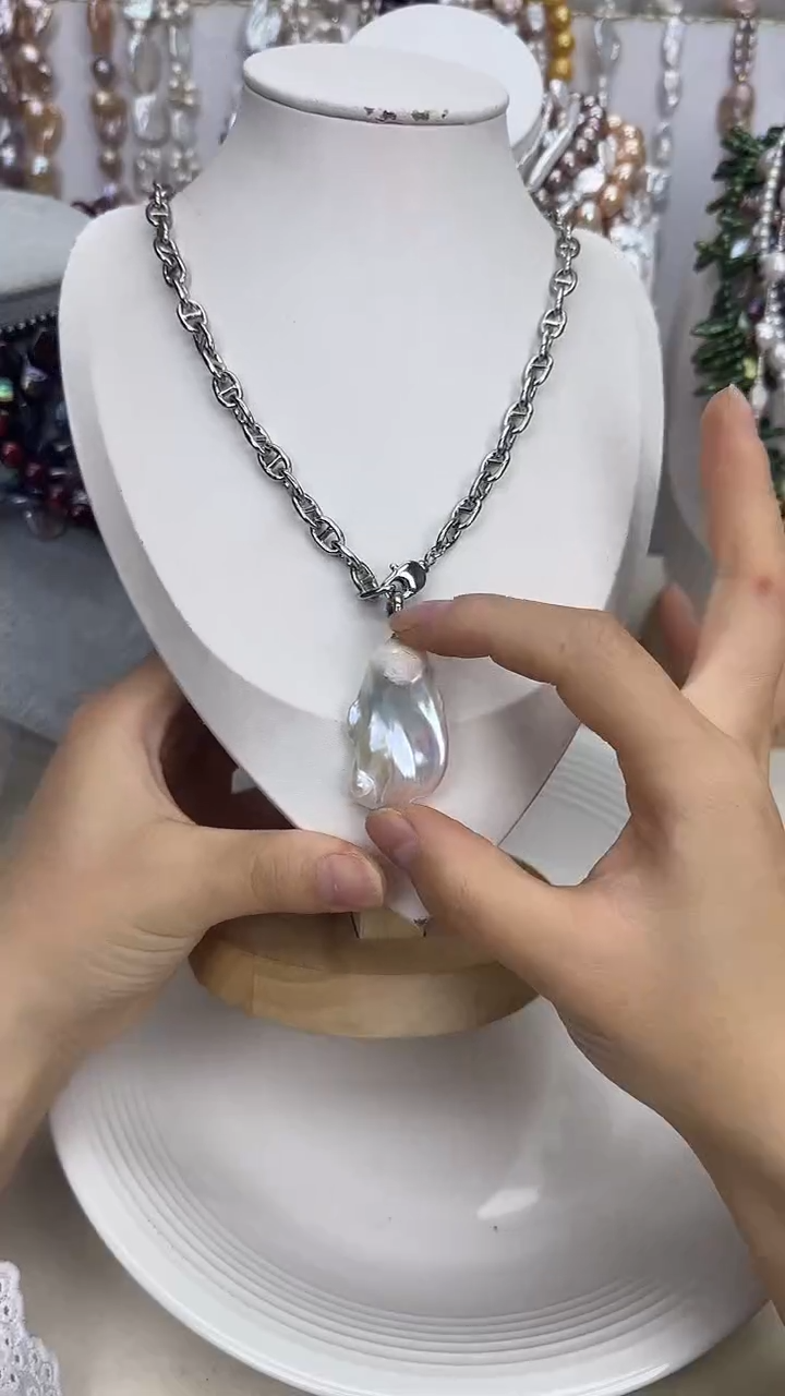 颈饰未镶嵌淡水珍珠1