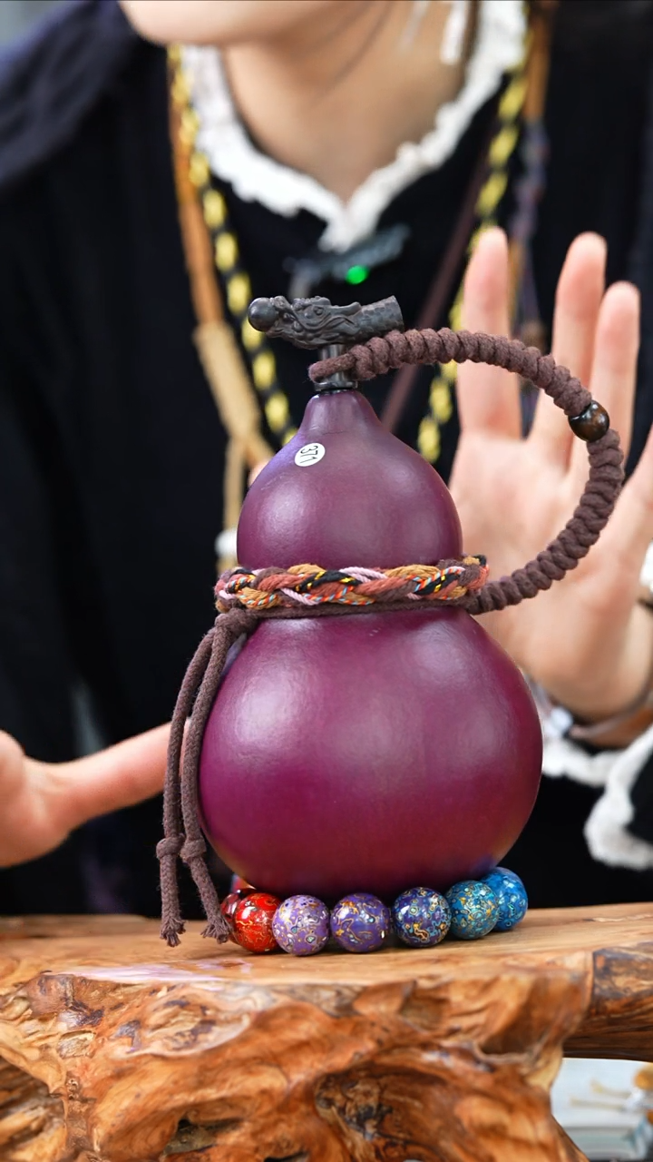 【闪购商品】371—光岳葫天然大漆酒葫芦不含漆珠