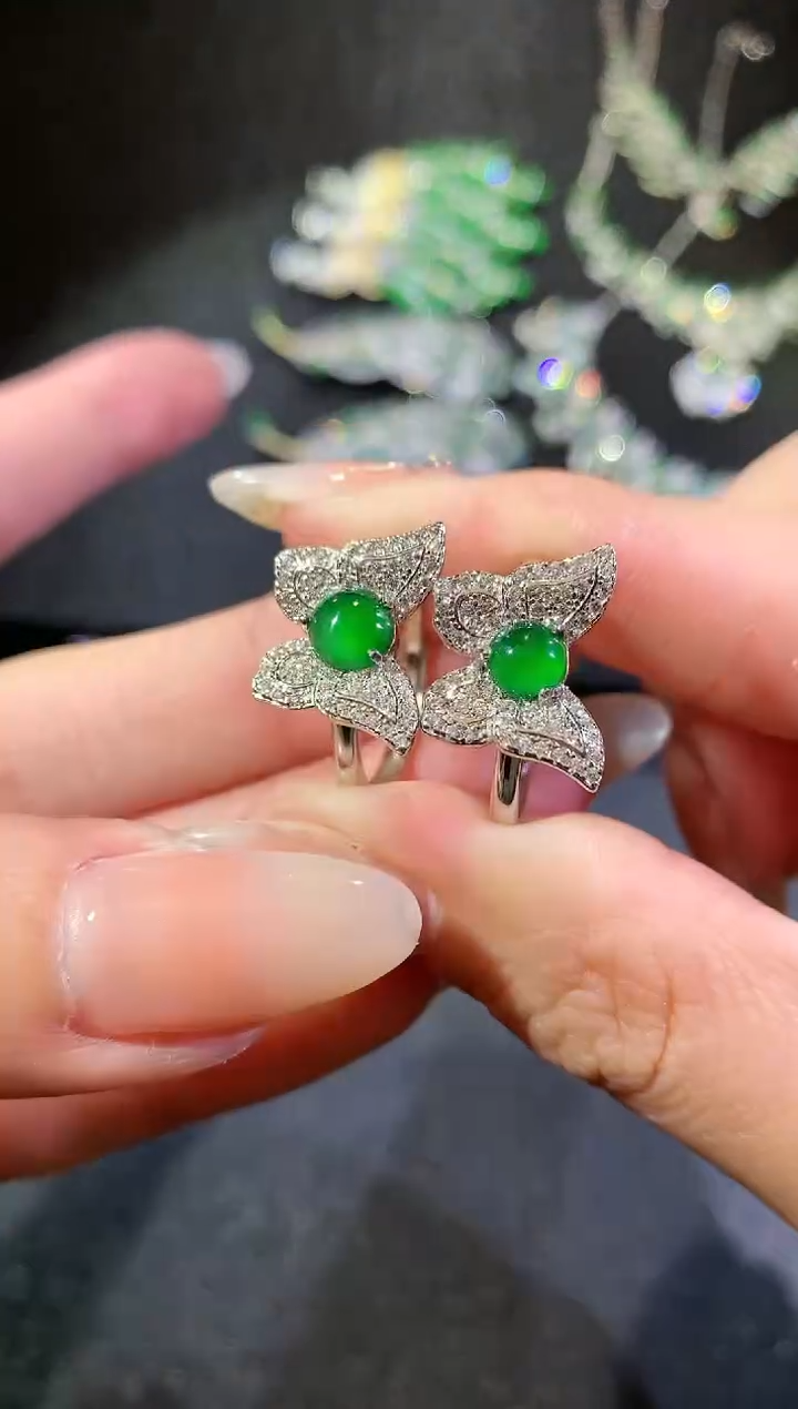 【闪购商品】翡翠戒指银S925镶嵌191戒指（多样性发货一件