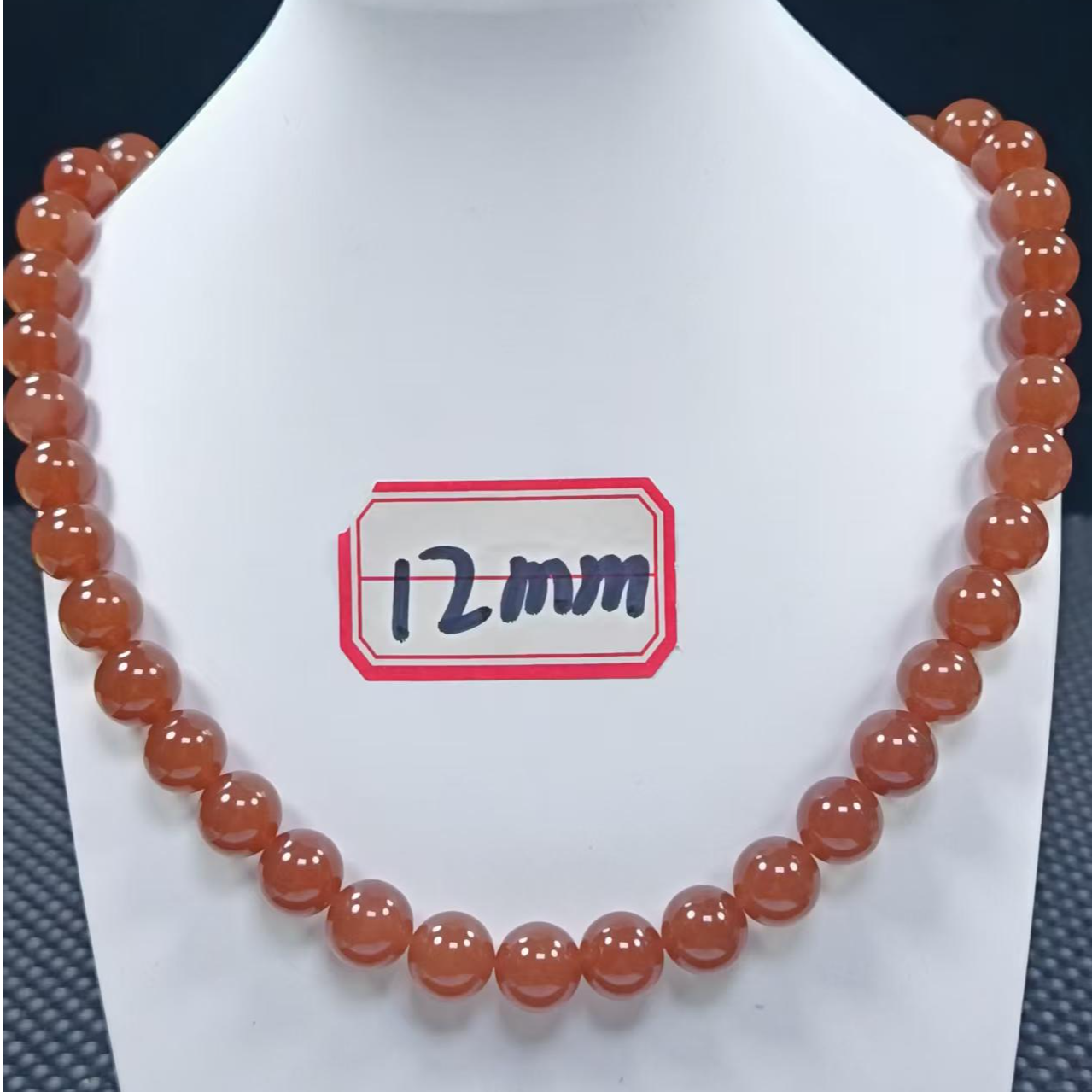 咖色12mm项链发一条K58
