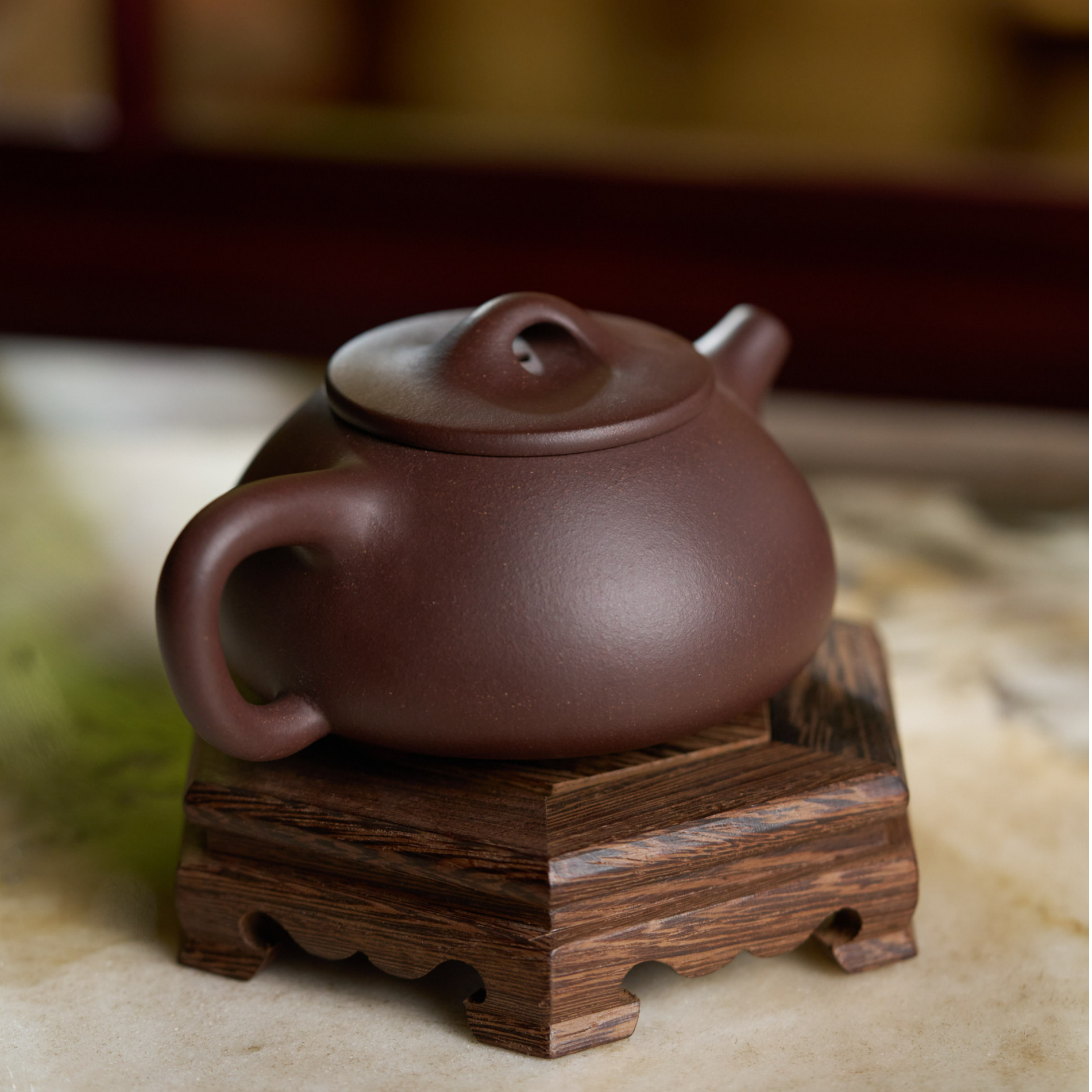 守艺 · 石瓢 宜兴唐门紫砂 紫泥 210ml