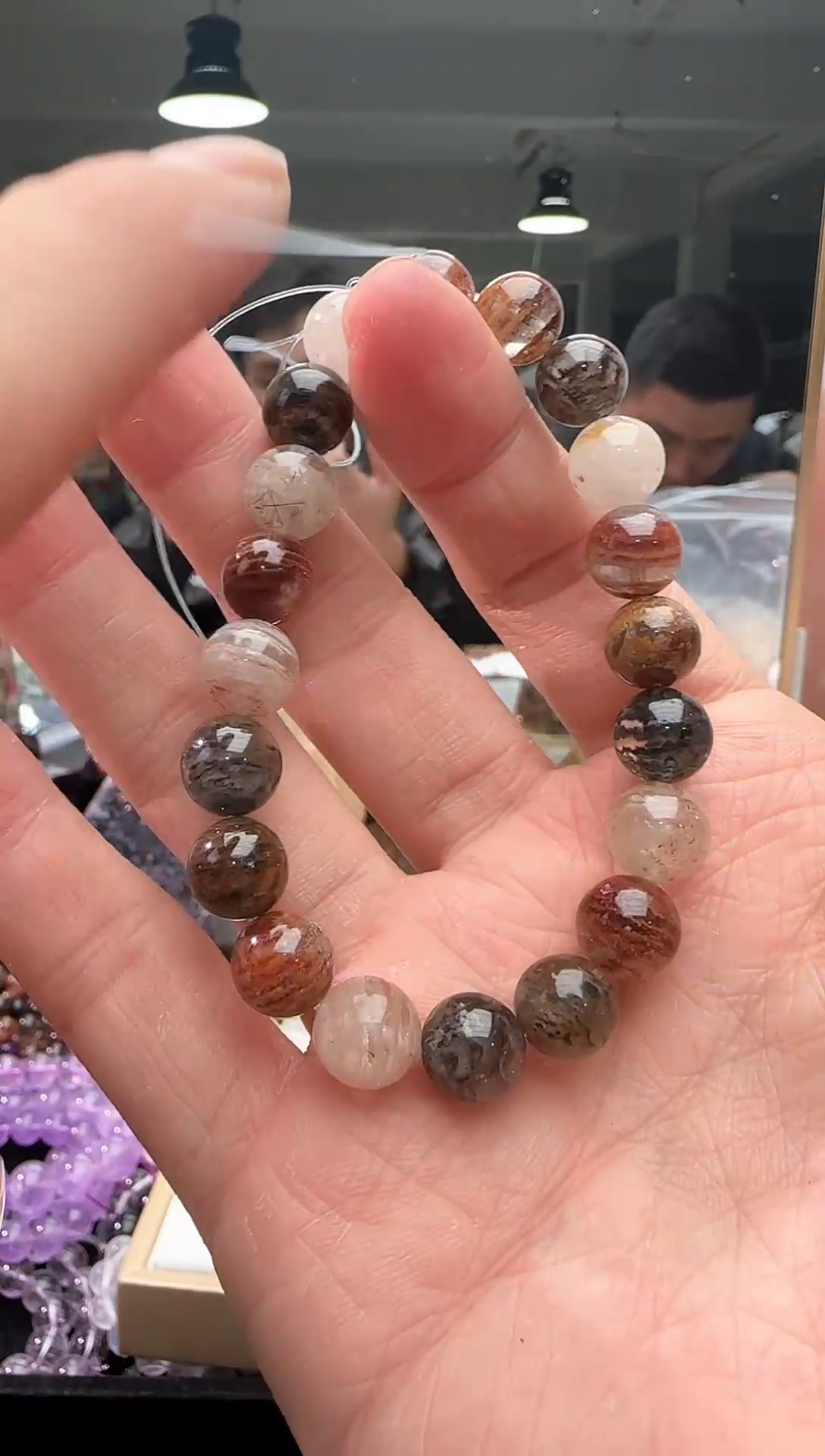 【闪购商品】水晶手链未镶嵌千层幽灵