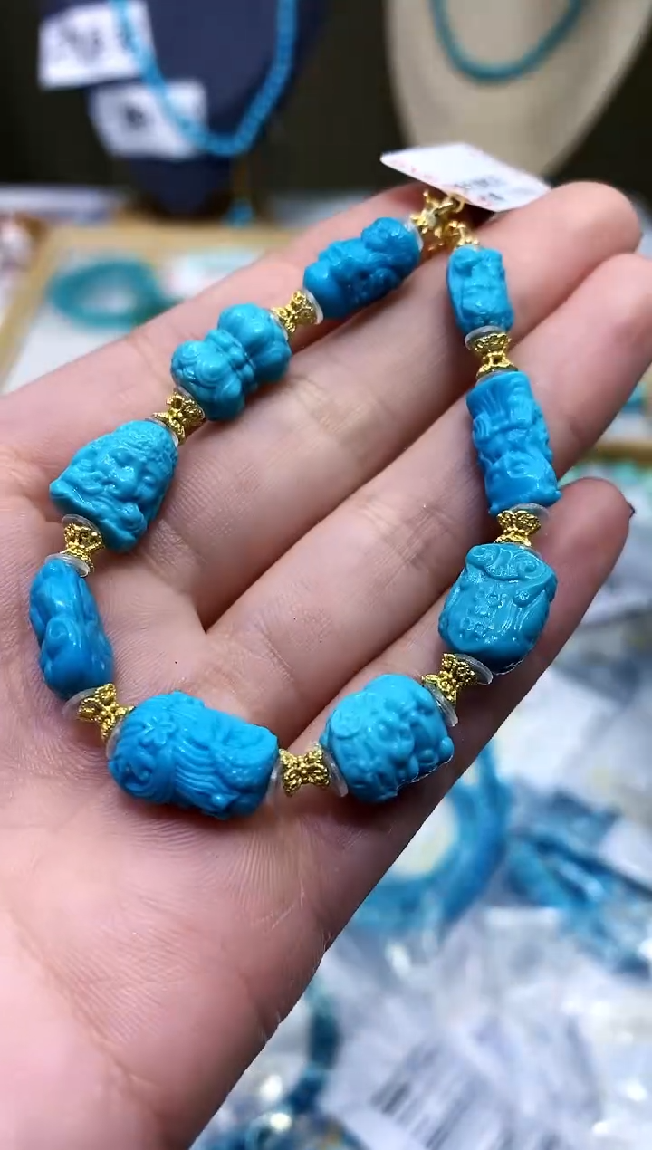 【闪购商品】绿松石手串未镶嵌135