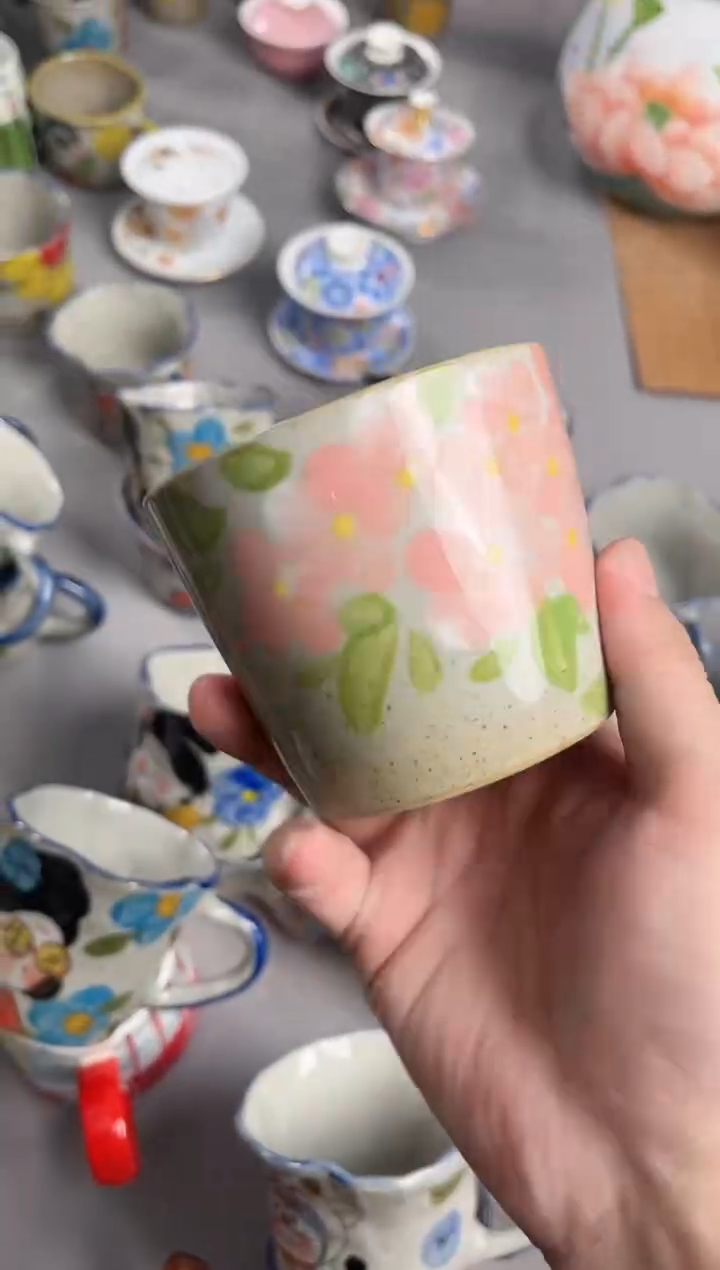 【闪购商品】瓷片手绘高温釉下彩