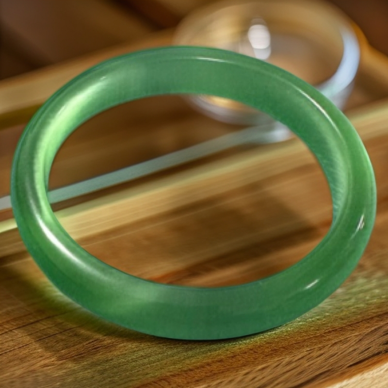 DJY 青苹果猫眼 手镯