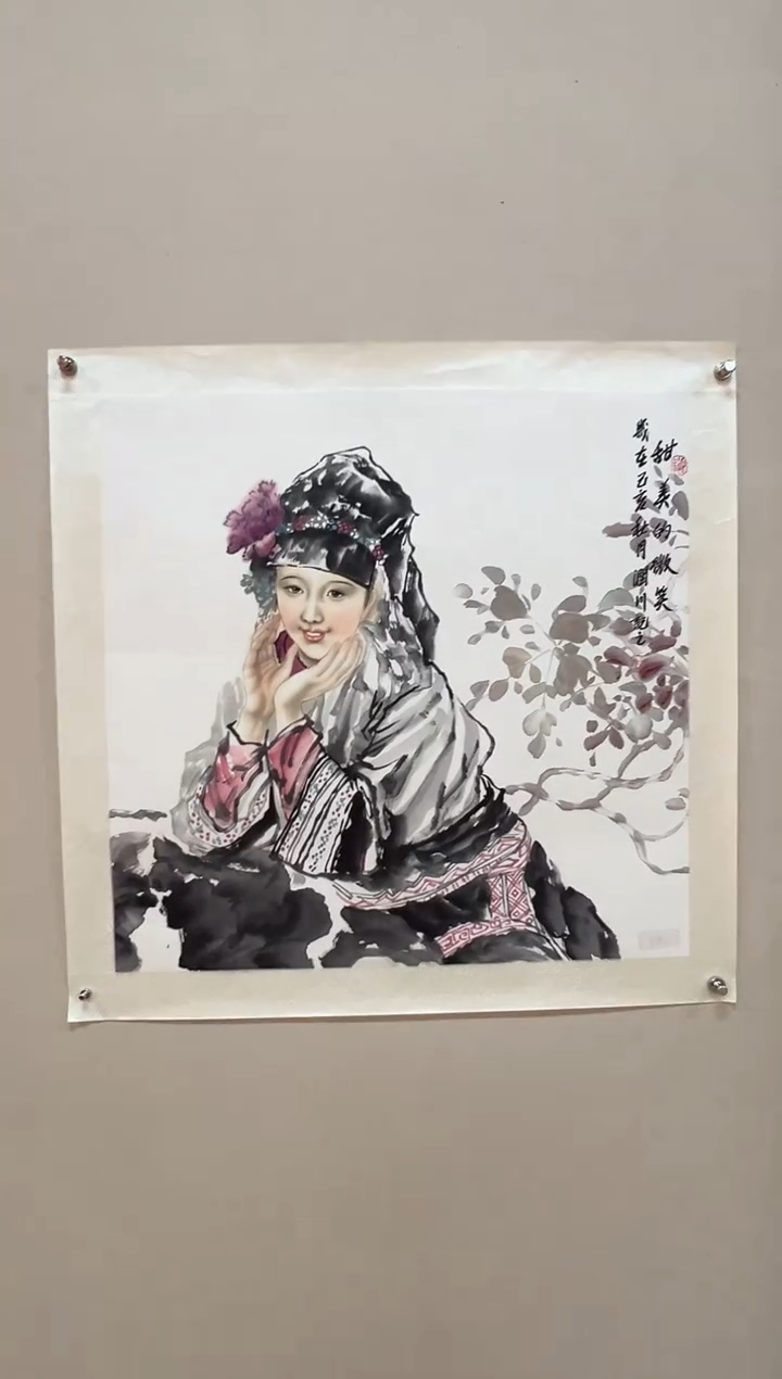 【闪购商品】绘画贺润川-4平尺-人物国画-yz