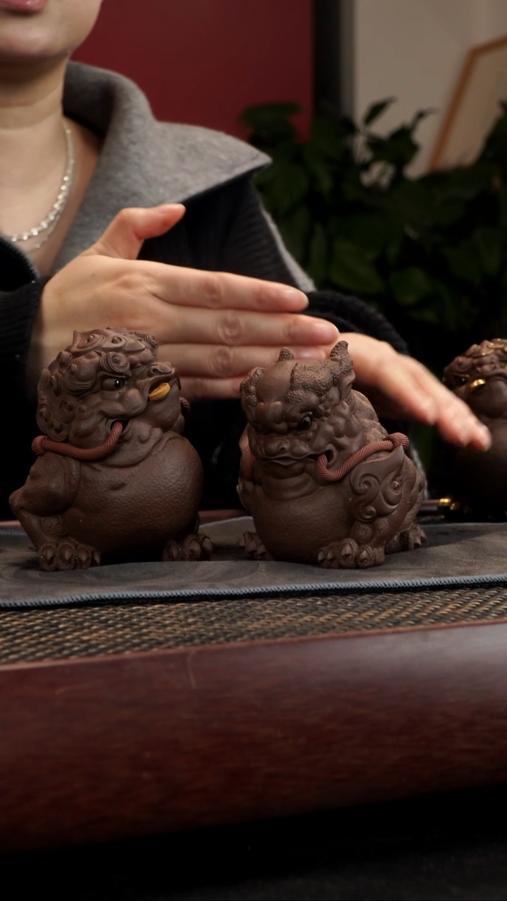 【闪购商品】紫砂茶宠金蟾一对