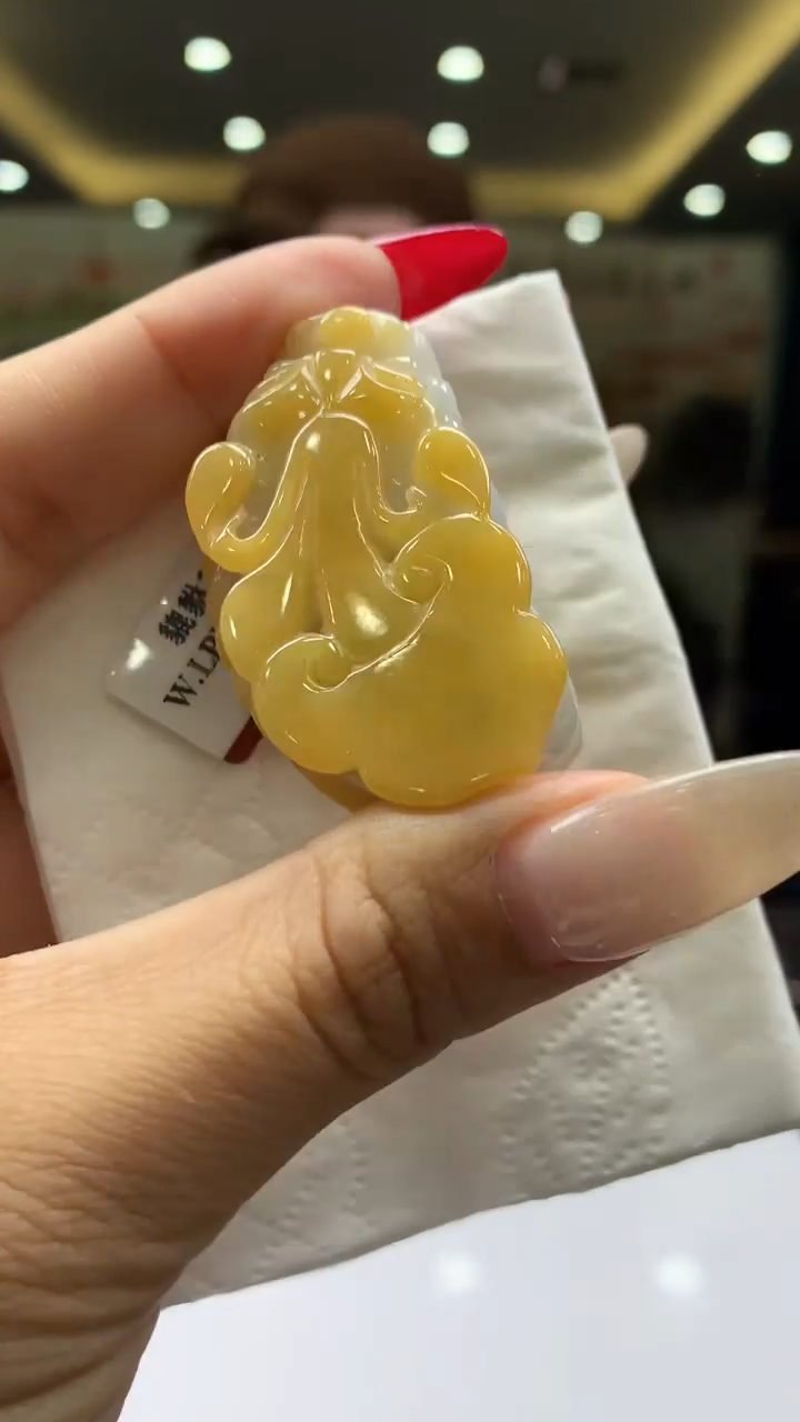 【闪购商品】定制翡翠未镶嵌1062xlj-毛货挂件20