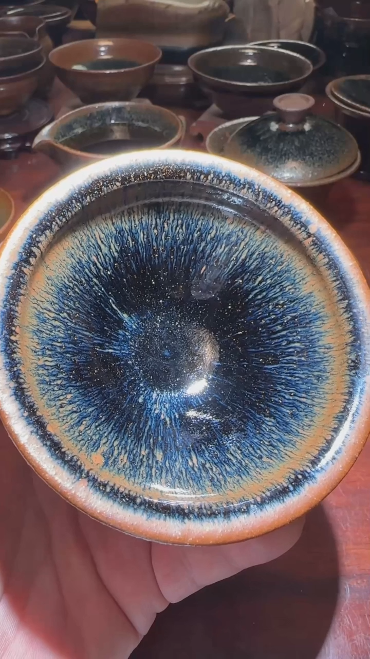 【闪购商品】茶盏通天龙窑柴烧建盏