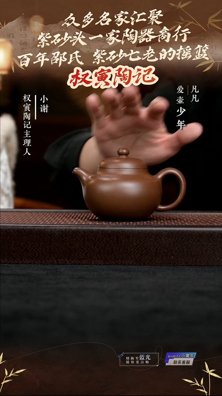 茶壶紫砂YM权寅陶记169柿圆革泥300cc