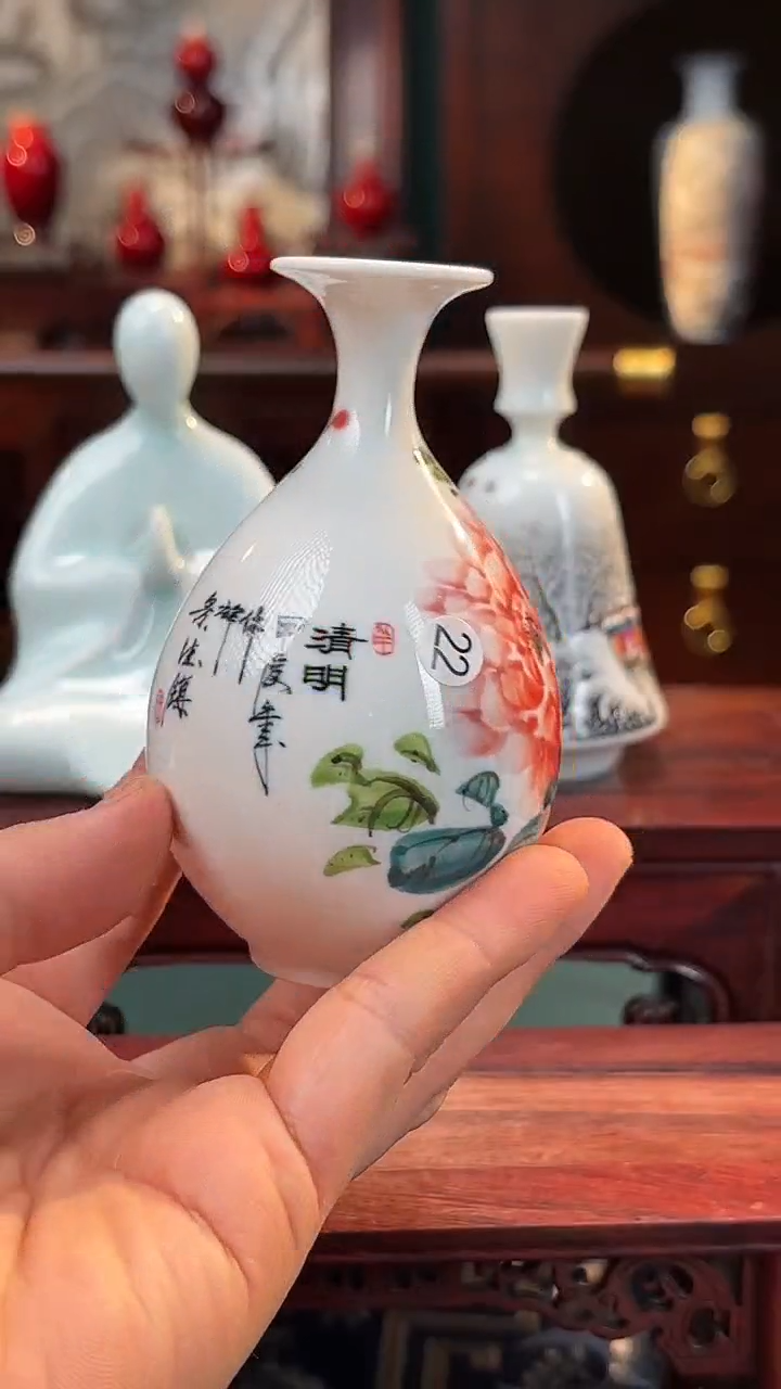 【闪购商品】摆件纯手工手绘原创瓷器