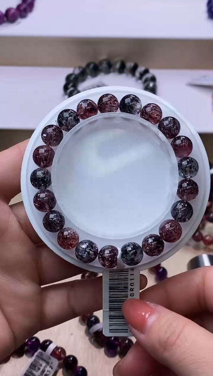 【闪购商品】水晶手链未镶嵌黑红毒液9m+