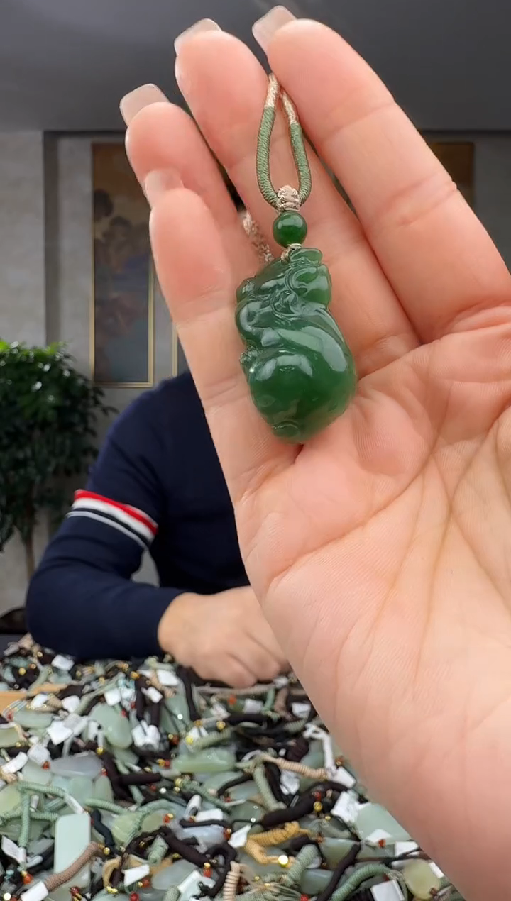 颈饰未镶嵌和田玉拍一发一多样性发货