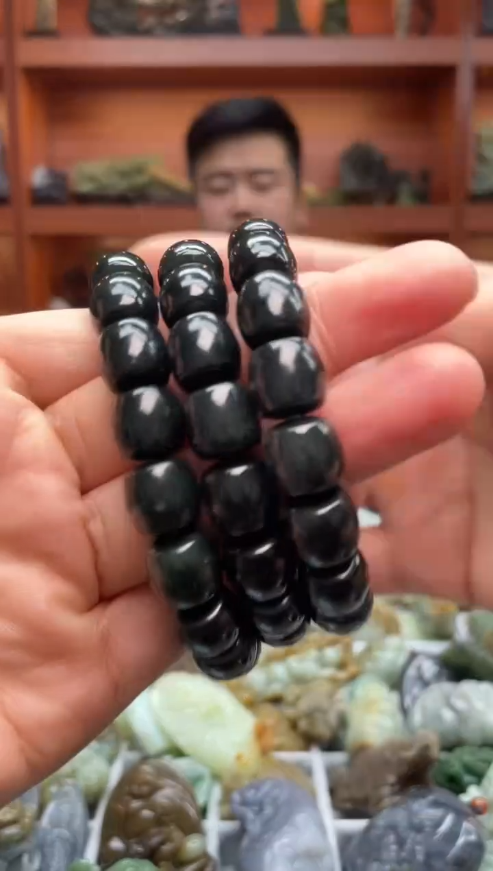 未镶嵌手串和田玉12拍一发一 多样性发货