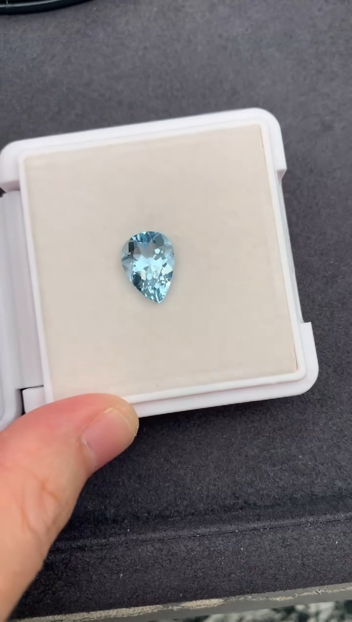 裸石海蓝宝石4.3ct海蓝宝 BE 定制
