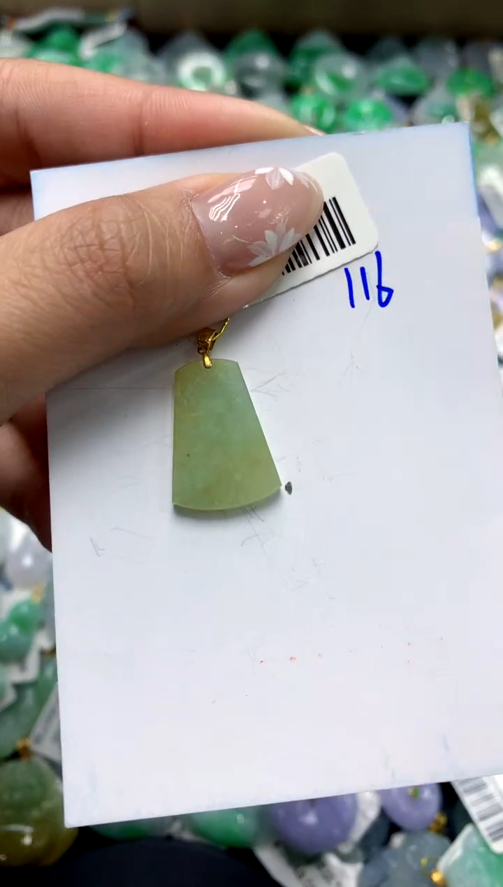 【闪购商品】翡翠颈饰18K金镶嵌111111111111111111