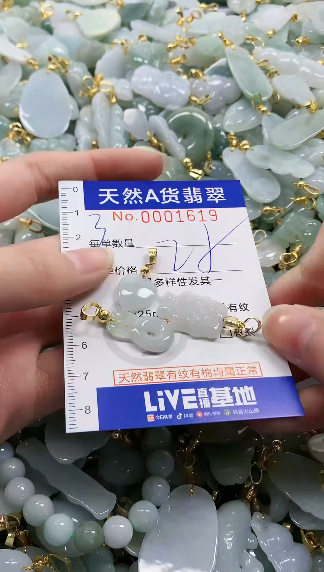 颈饰未镶嵌翡翠纯天然a货翡翠