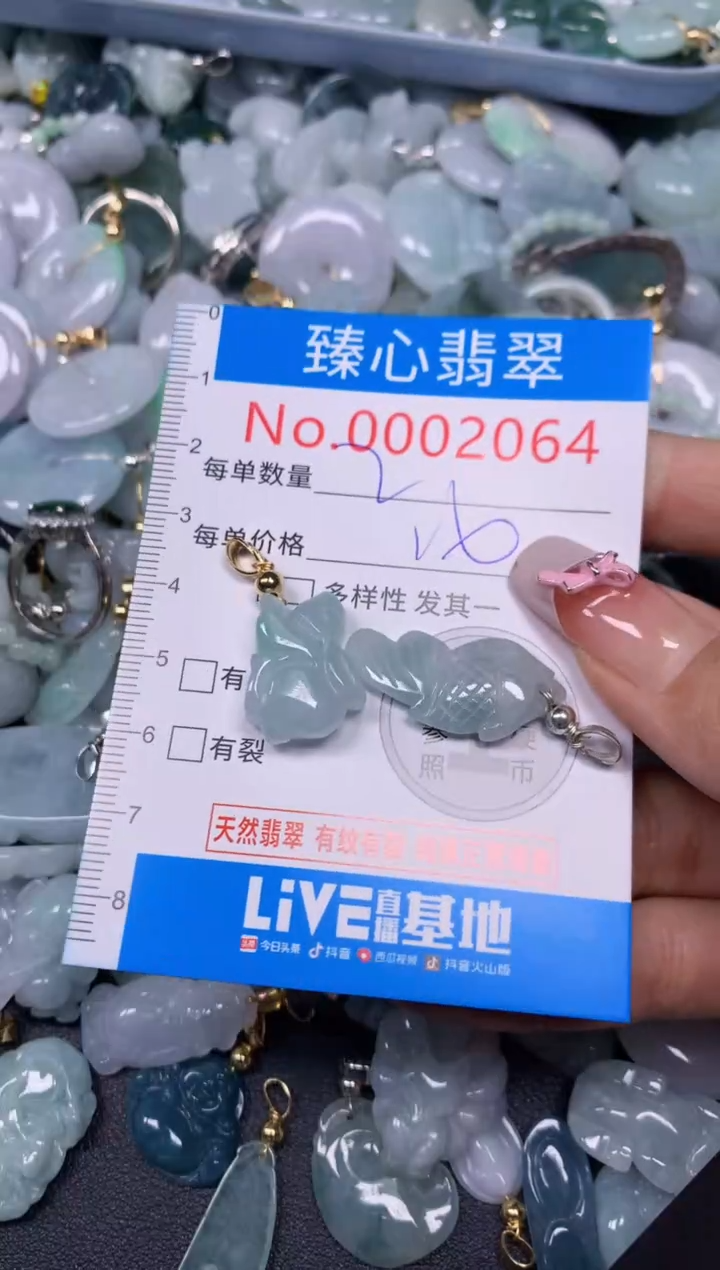 【闪购商品】翡翠颈饰未镶嵌含绳0002064