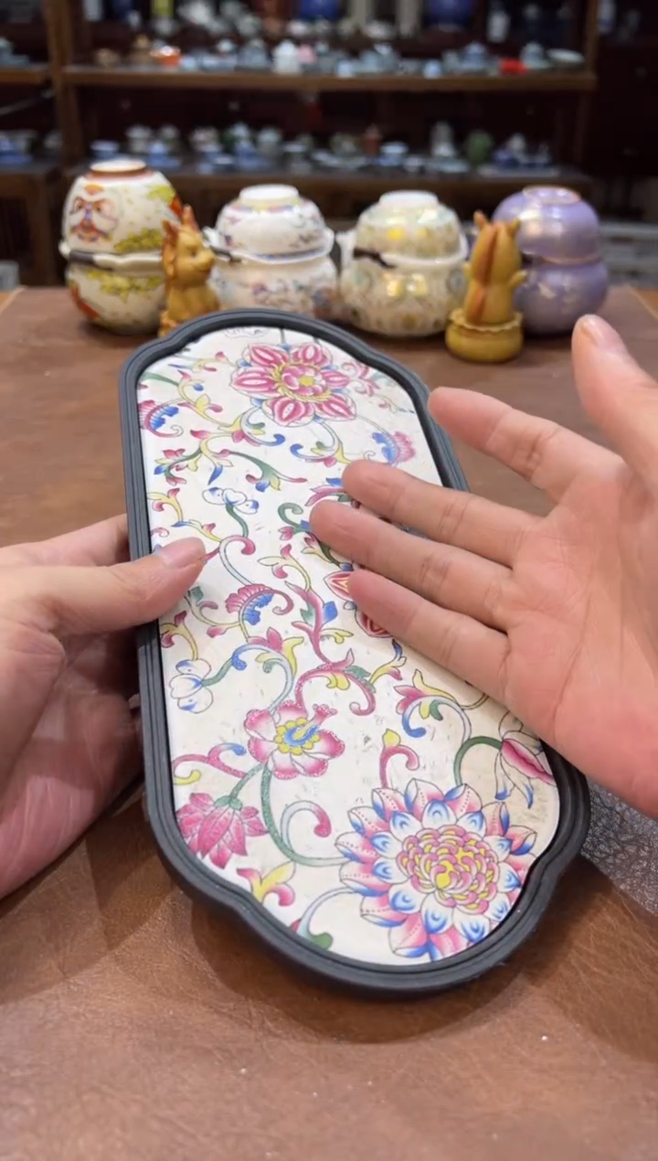 真的很便宜超好看会开片的旅行茶具