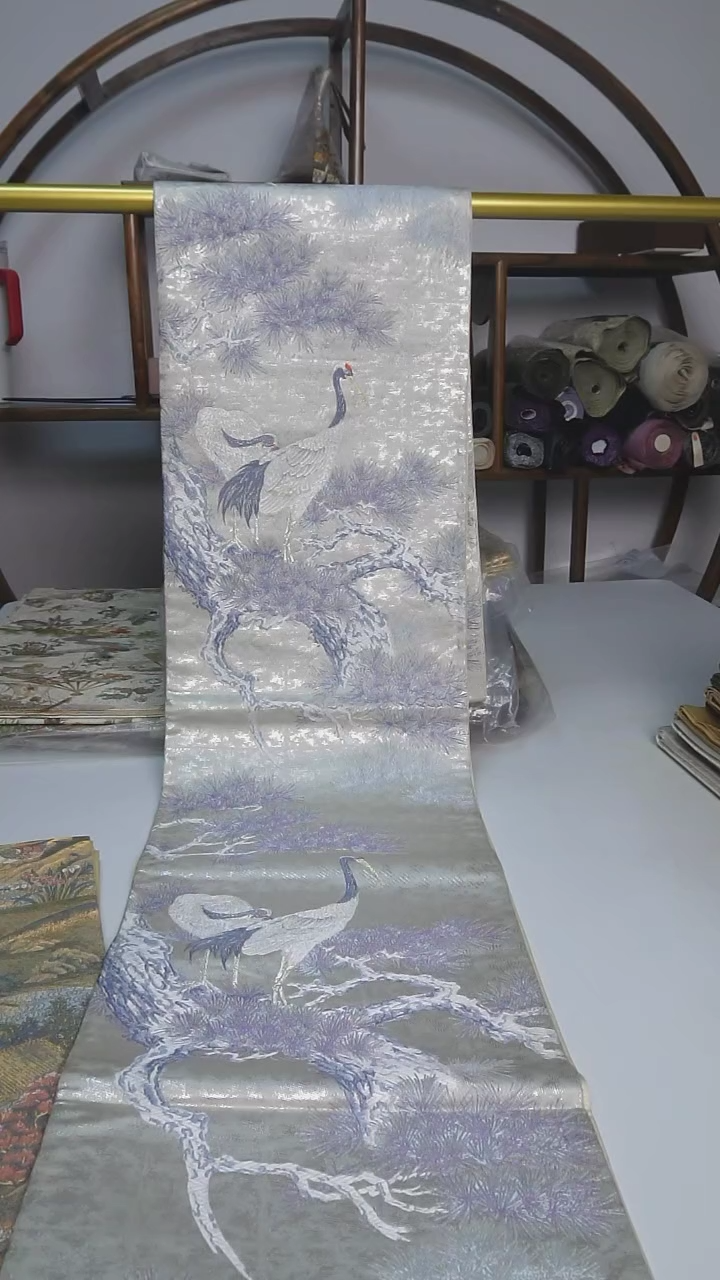 【闪购商品】织绣101西阵织六通仙鹤