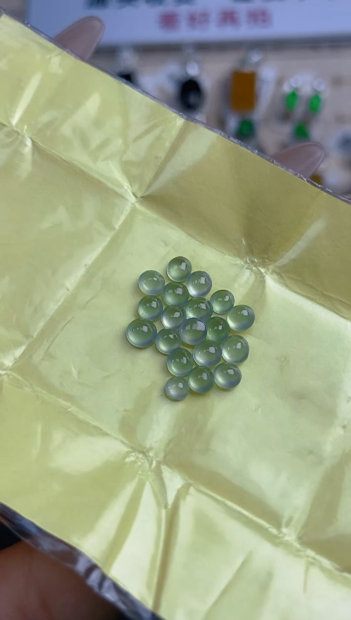 【闪购商品】定制翡翠未镶嵌天然翡翠蛋面46