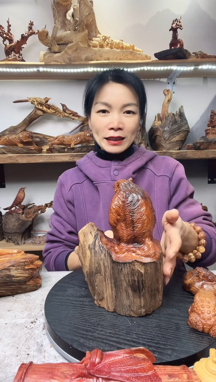 大叶紫檀（黑酸枝木类）钟***妖123456