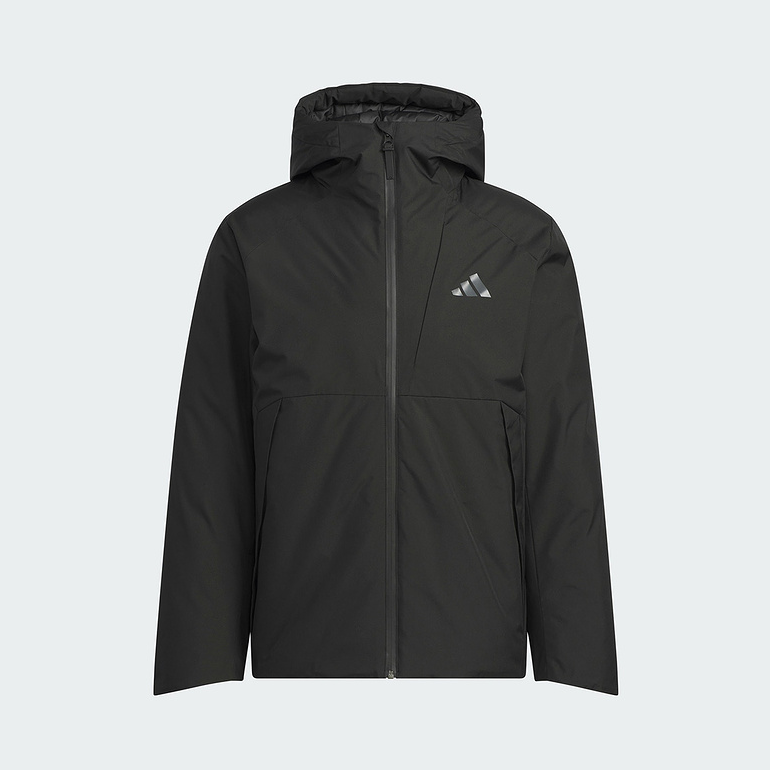 阿迪达斯adidas男子新款冬季保暖600蓬防风御寒连帽羽绒服 KQ5505