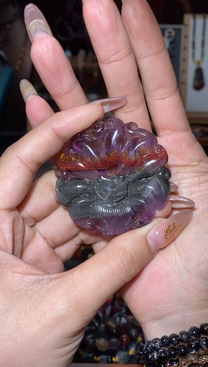 【闪购商品】水晶吊坠未镶嵌极光凤九