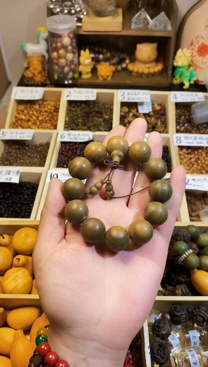 檀香木手串/手链绿檀卡20