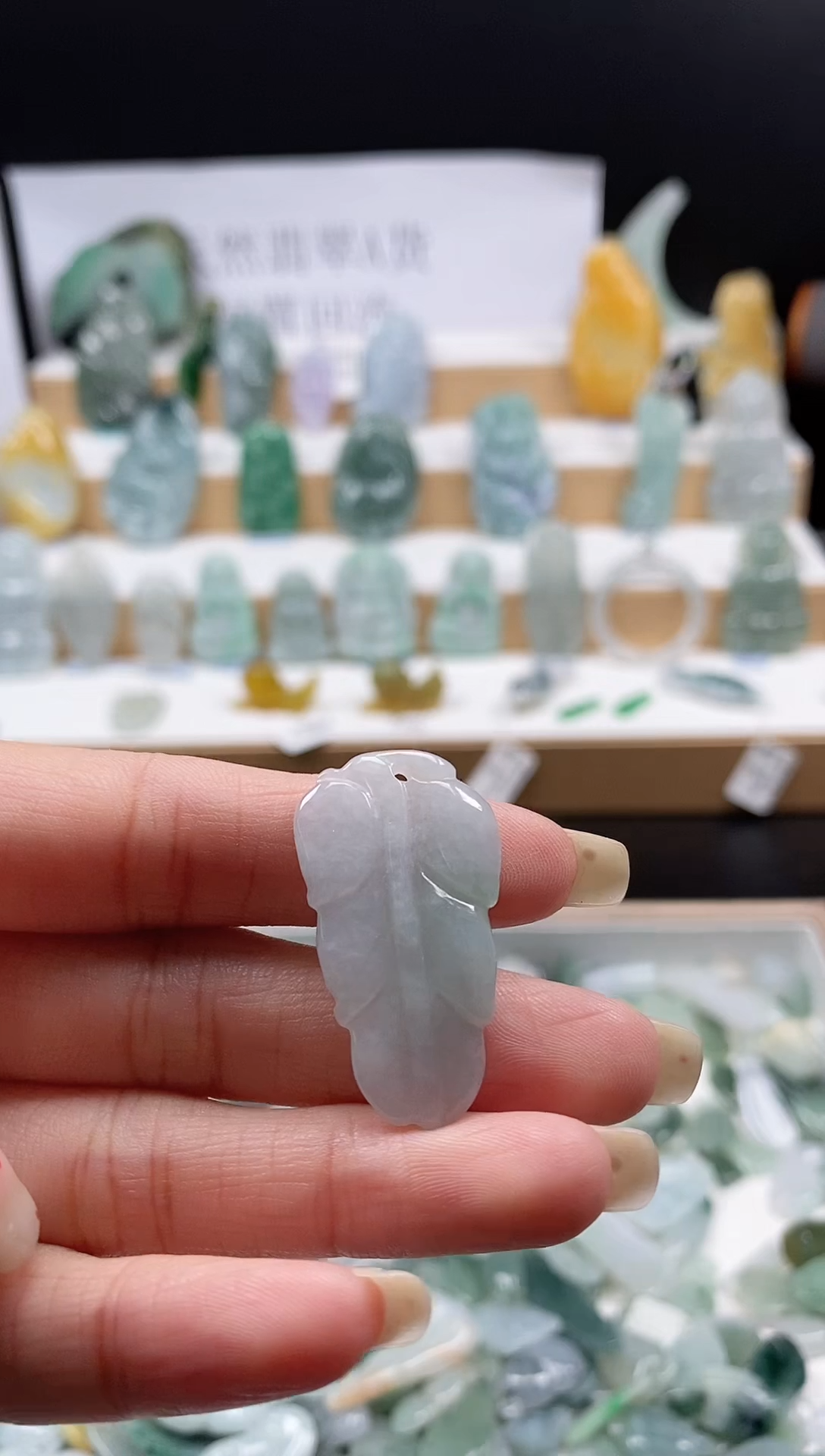 翡翠未镶嵌颈饰吊坠158