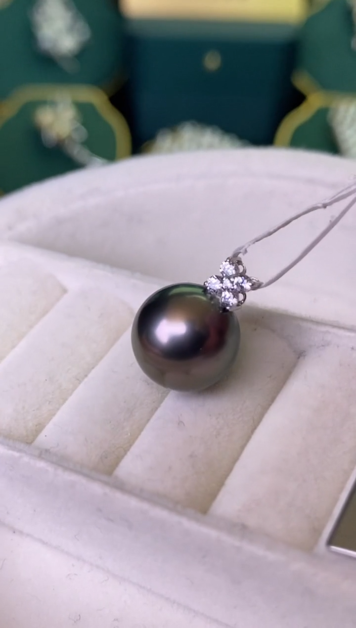 【闪购商品】海水珍珠颈饰18K金镶嵌12-13