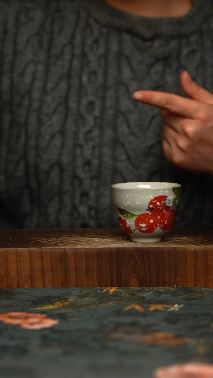 瓷片釉下彩手工手绘同款陶器
