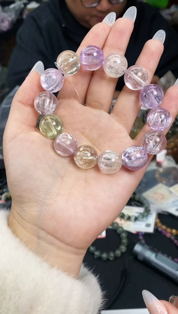 【闪购商品】锂辉石手串未镶嵌手串