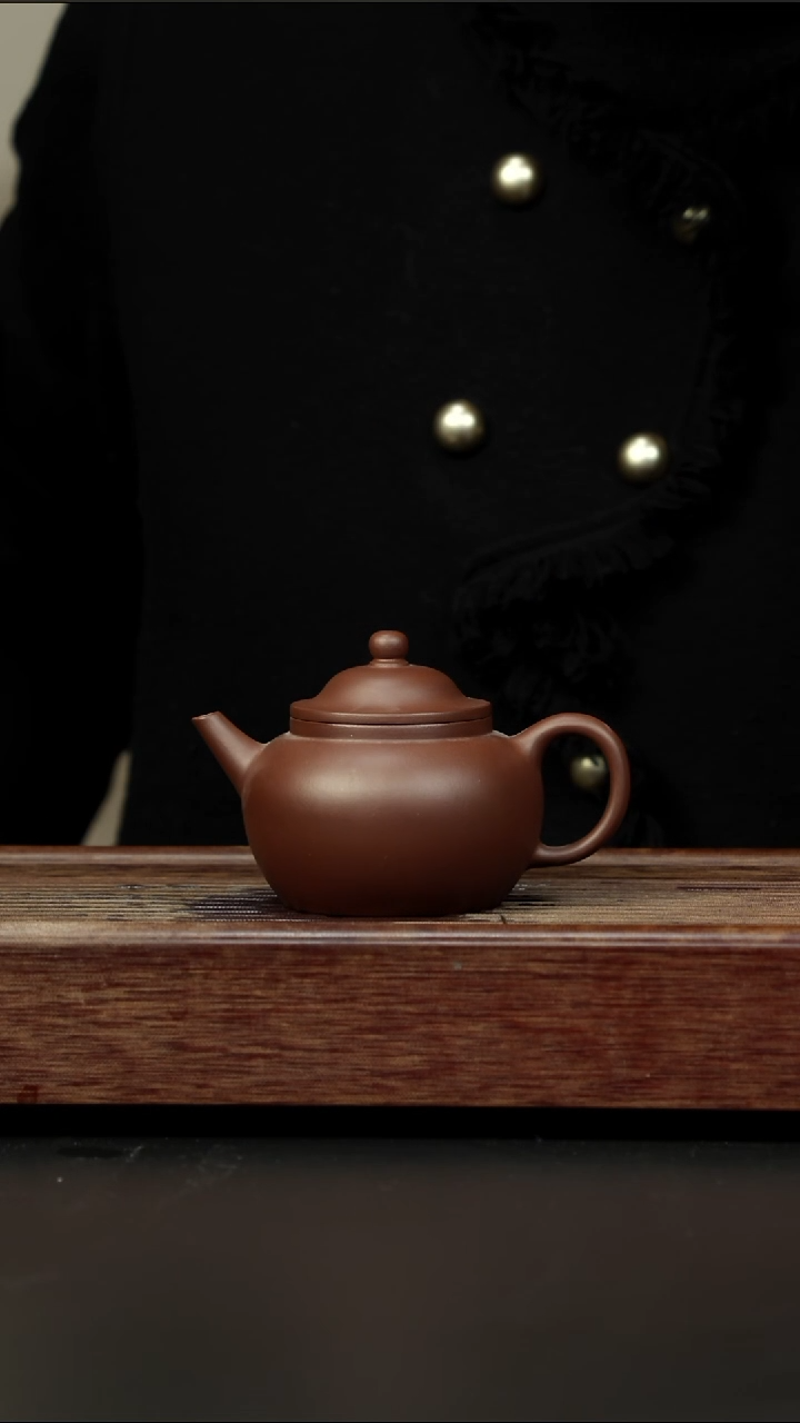 茶壶紫砂高温底槽清 笠帽水平