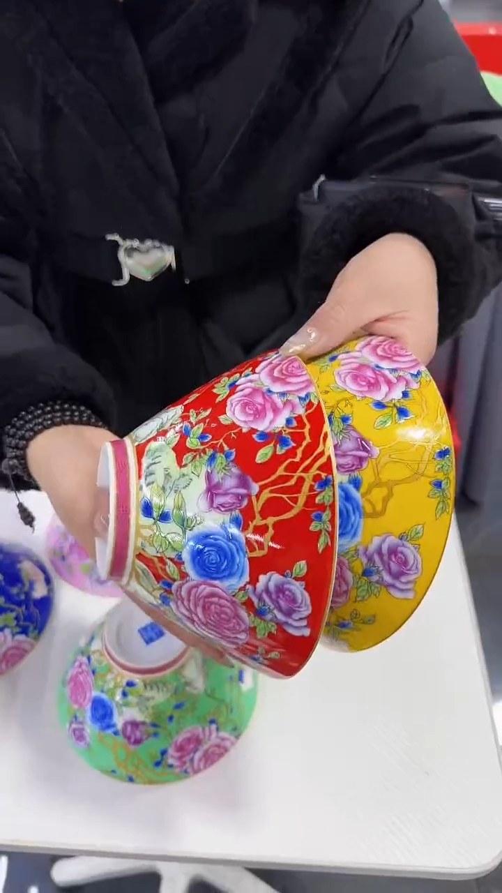 【闪购商品】瓷片 6英寸面碗2个 景德镇陶瓷【秦坊