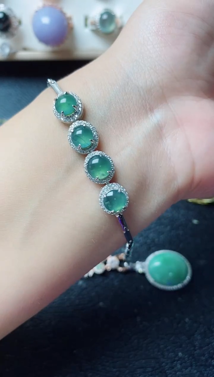 【闪购商品】翡翠戒指银S925镶嵌11111