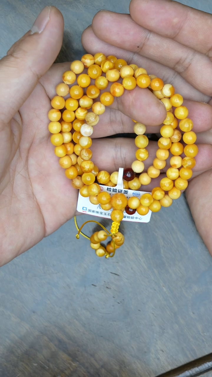 【闪购商品】琥珀裸石未镶嵌老蜡108