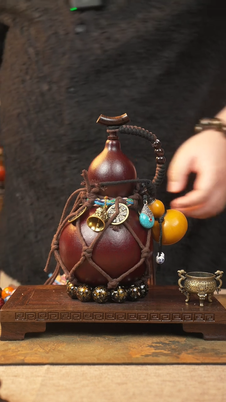 【闪购商品】243大漆葫芦一物一拍记葫堂出品