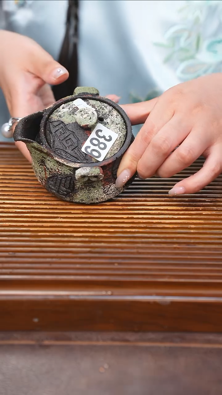 万古烧粗陶手工茶具