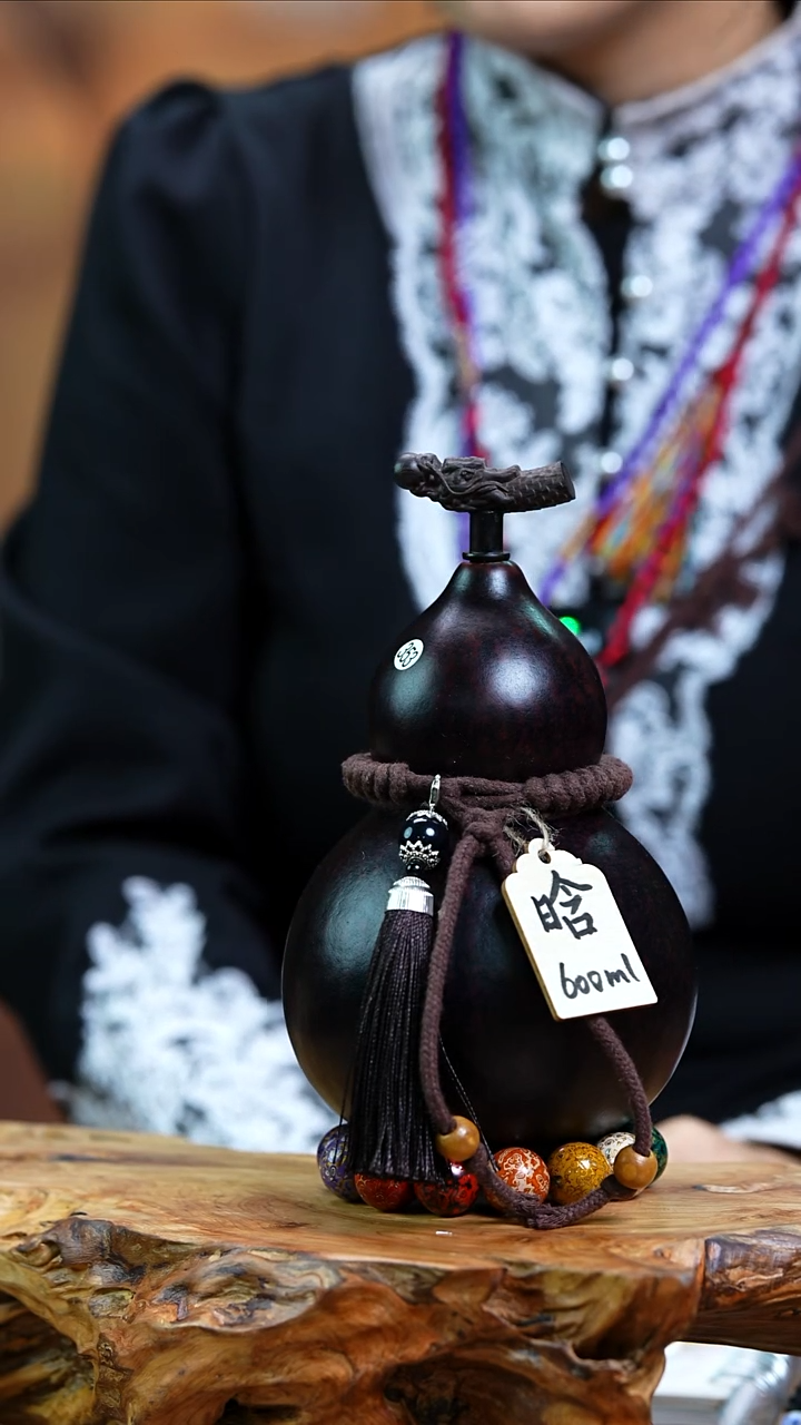 【闪购商品】353—光岳葫天然大漆酒葫芦不含漆珠