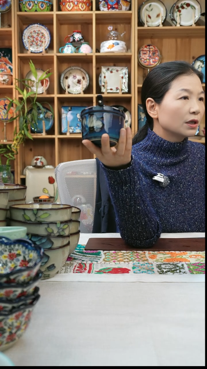 瓷片小可陶瓷高温 一组三个